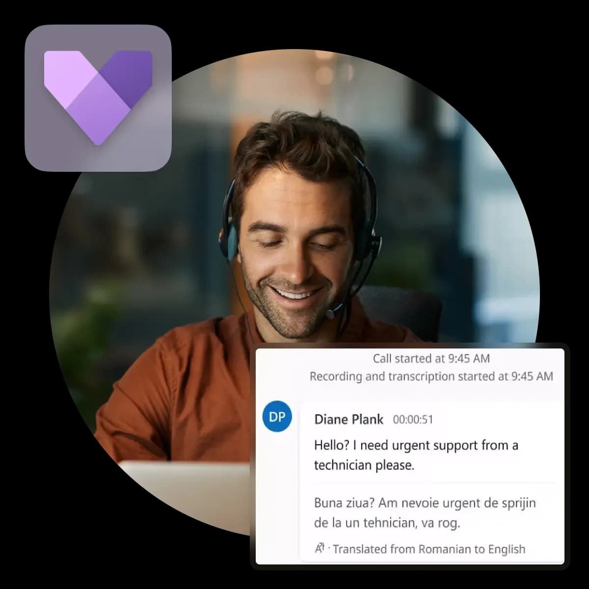 Expérience de service client Microsoft